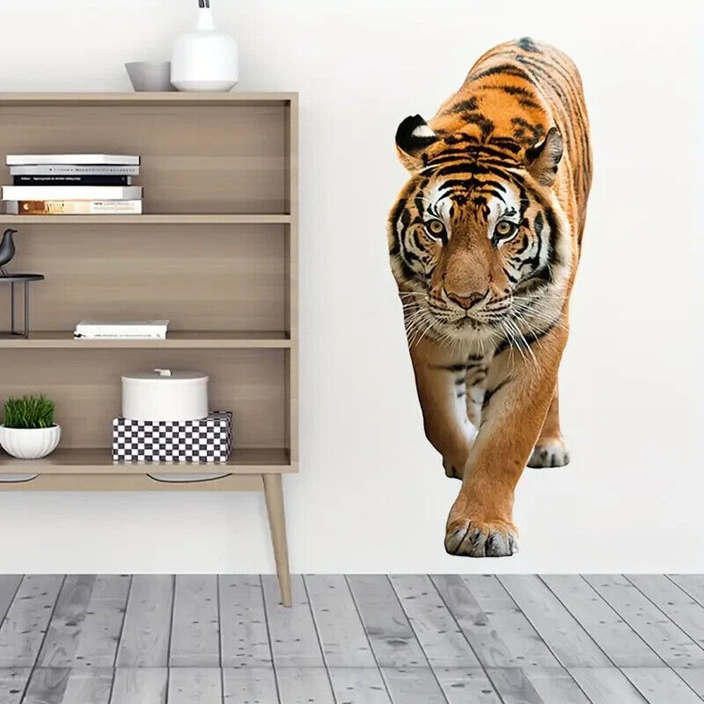 Realistic Tiger 3D Wall Decal 22.83" x 9.05" NEW! Home & Garden:Home Décor:Decals, Stickers & Vinyl Art Style Your Walls